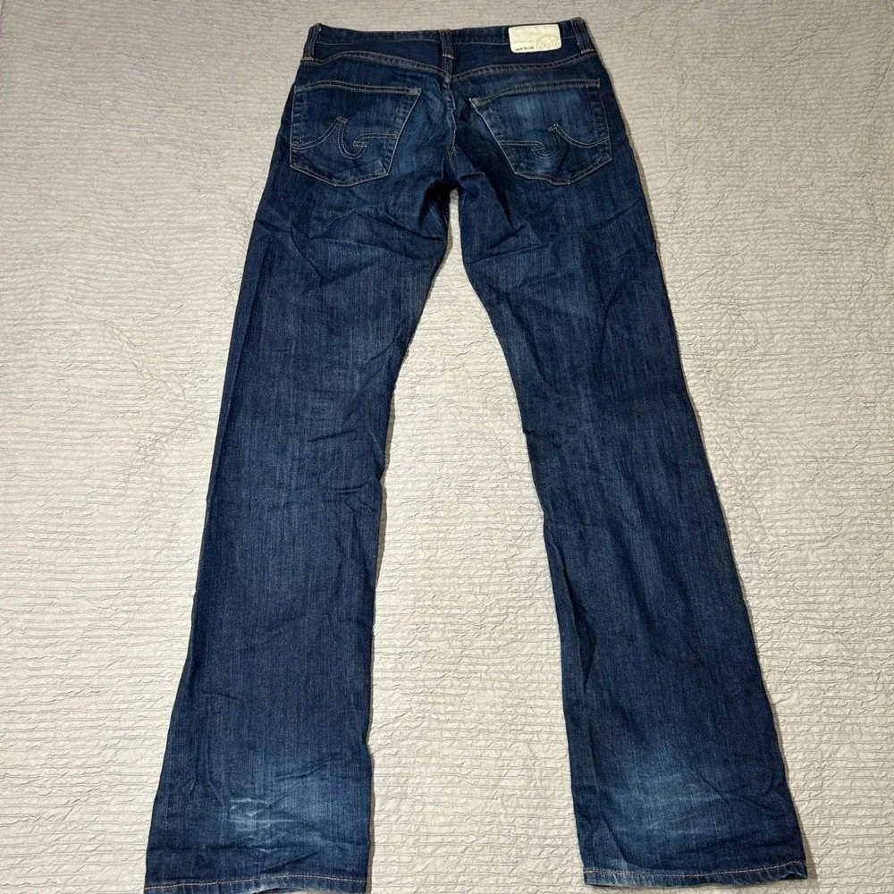 AG Adriano Goldschmied Protege Straight Leg Jeans Dark Wash Blue 28 Made in USA